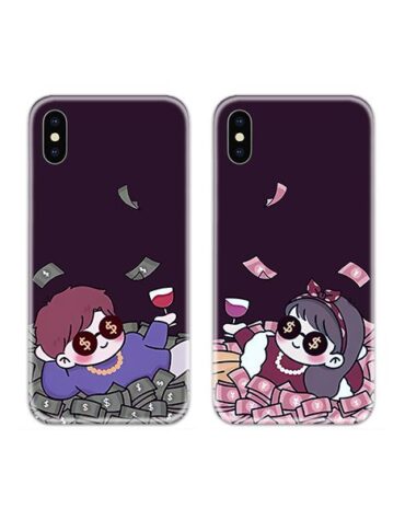 Rich Cute Couple Phone Cover