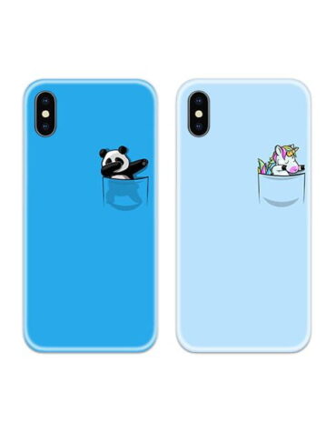 Panda Unicorn Couple Phone Cover