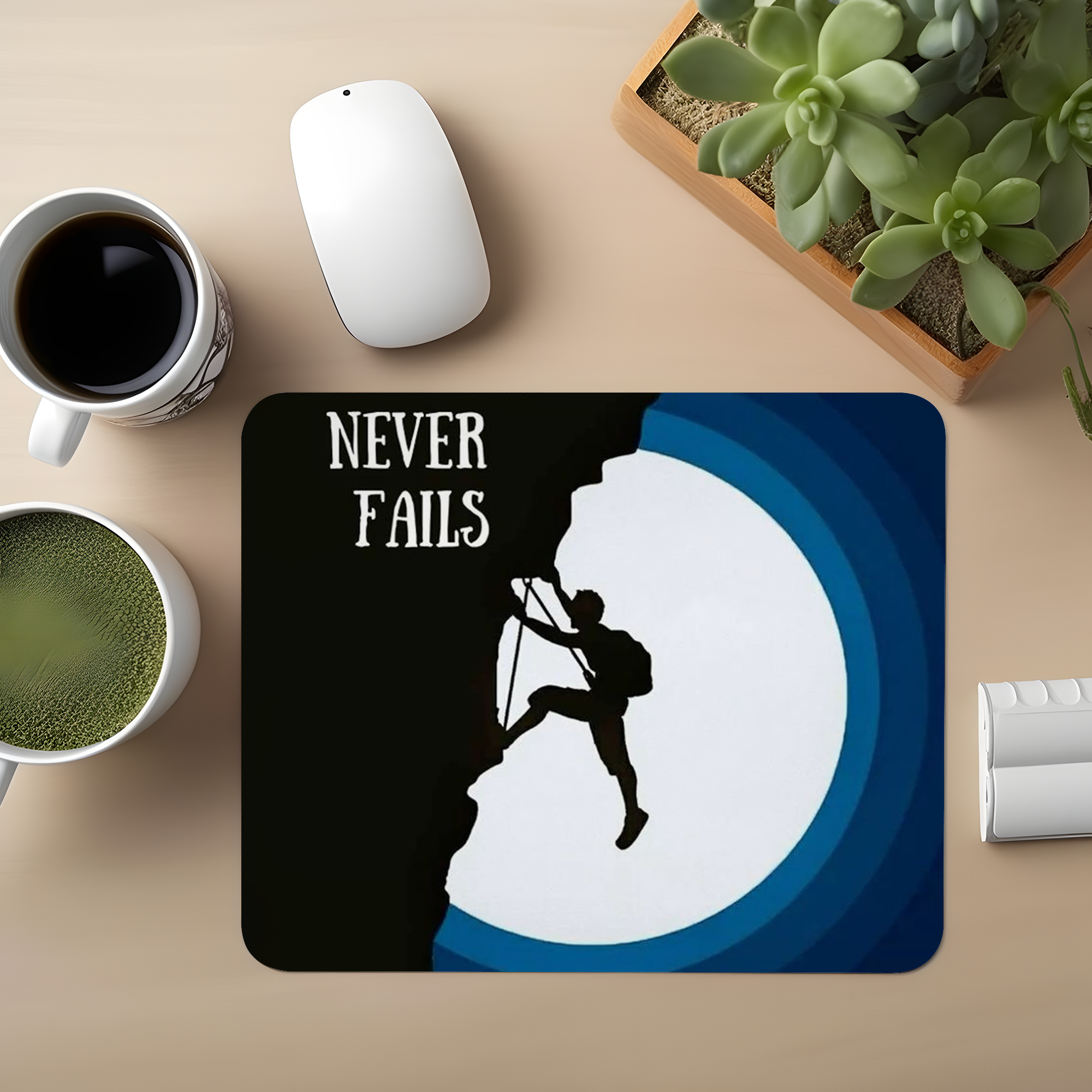 Hardwork Never Fails Premium Mouse Pad
