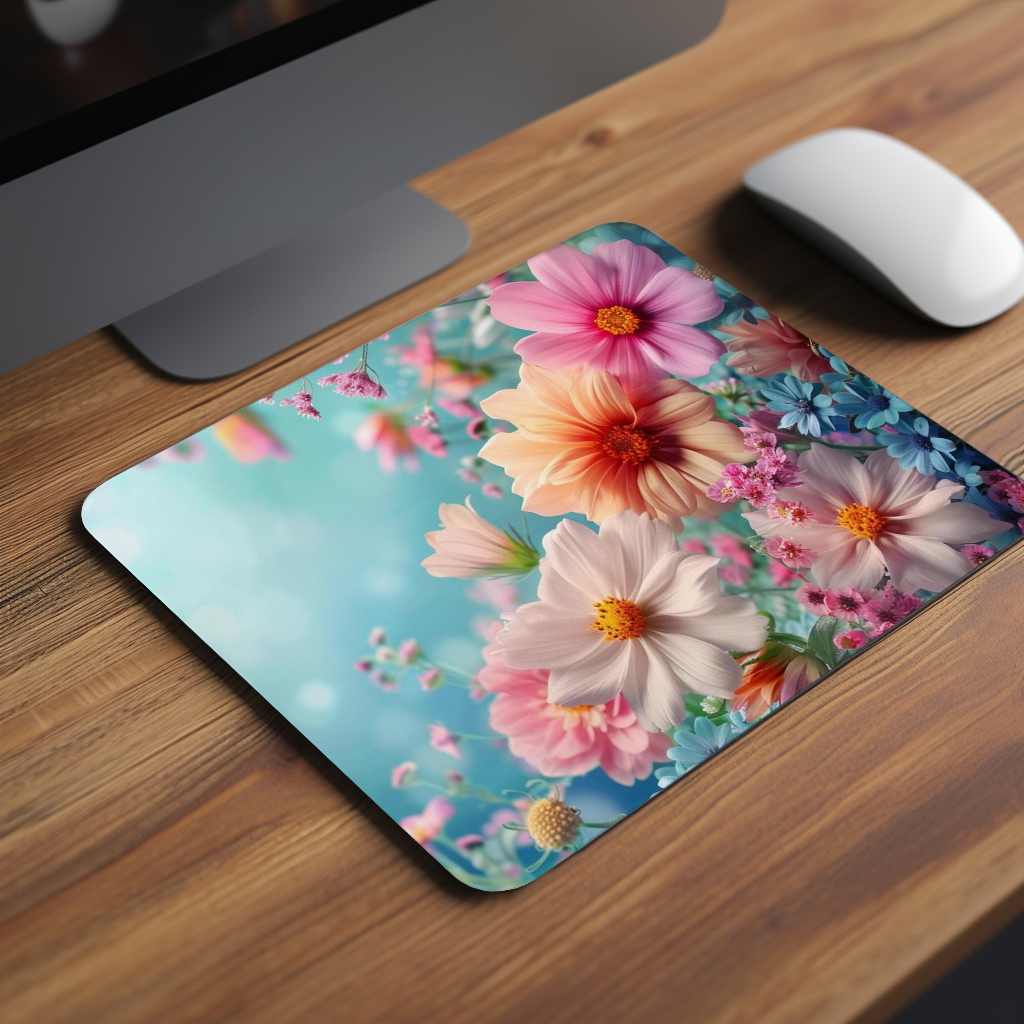 Elegant Magnolia Premium Mouse Pad