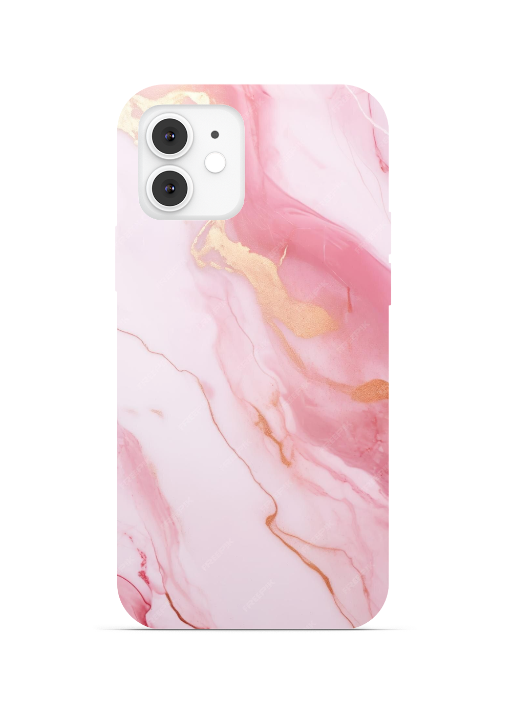 Pastel Golden Blush Marble Phone Cover