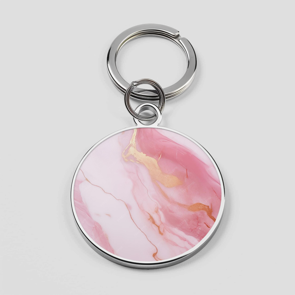 Pastel Golden Blush Marble Phone Cover