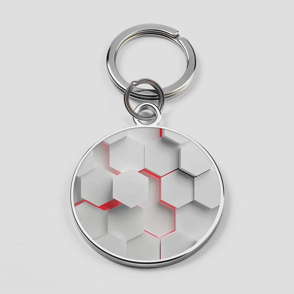 Pastel White Hex Prism Phone Cover