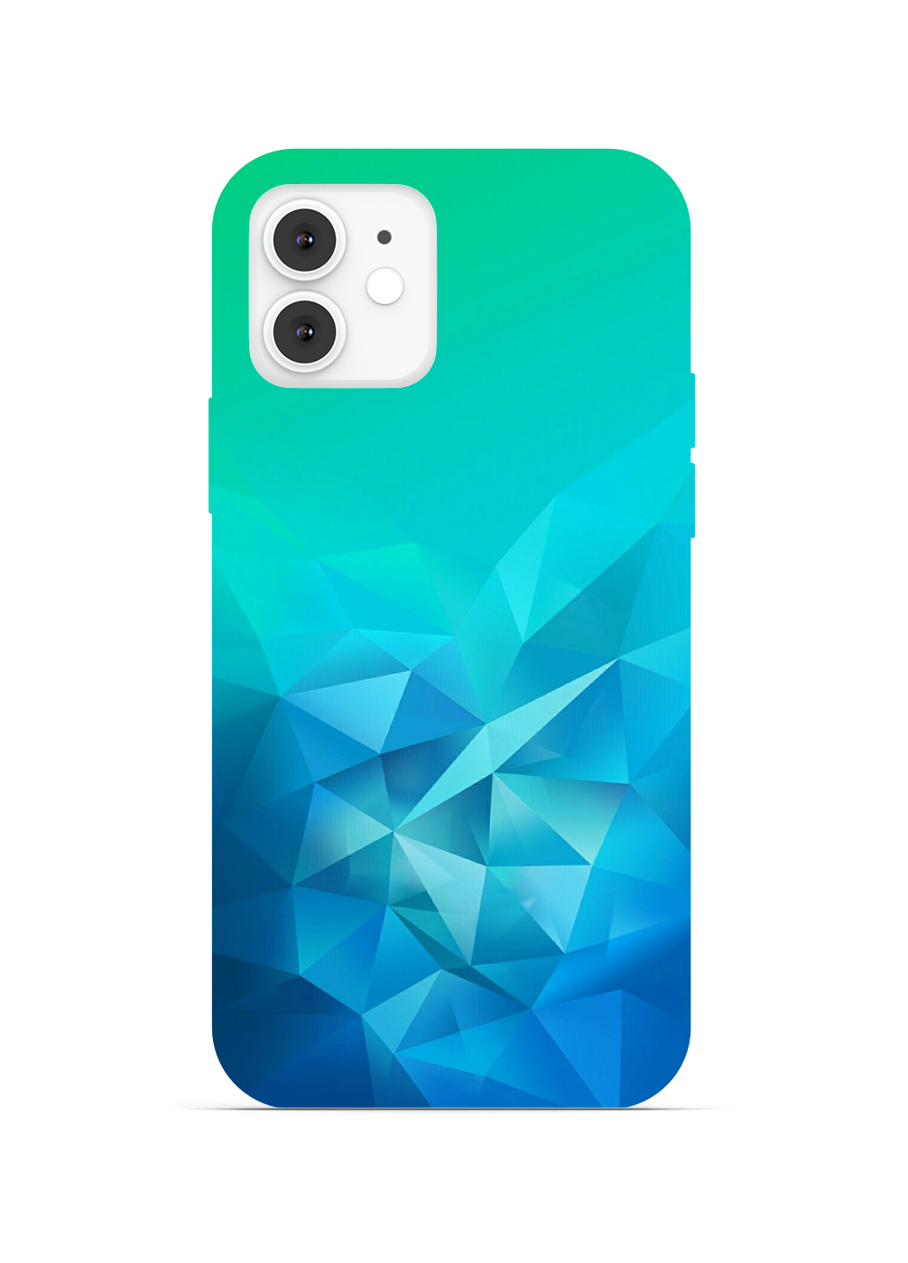 Pastel Crystal Blue Geometry Phone Cover