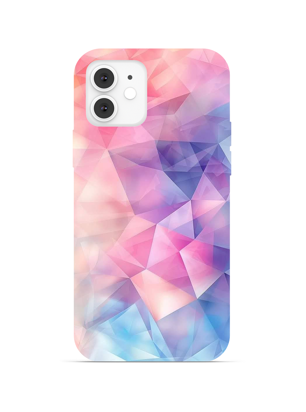 Pastel Purple-Pink Crystal Phone Cover