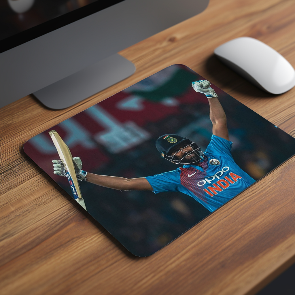 Rohit Sharma Celibration Premium Mouse Pad