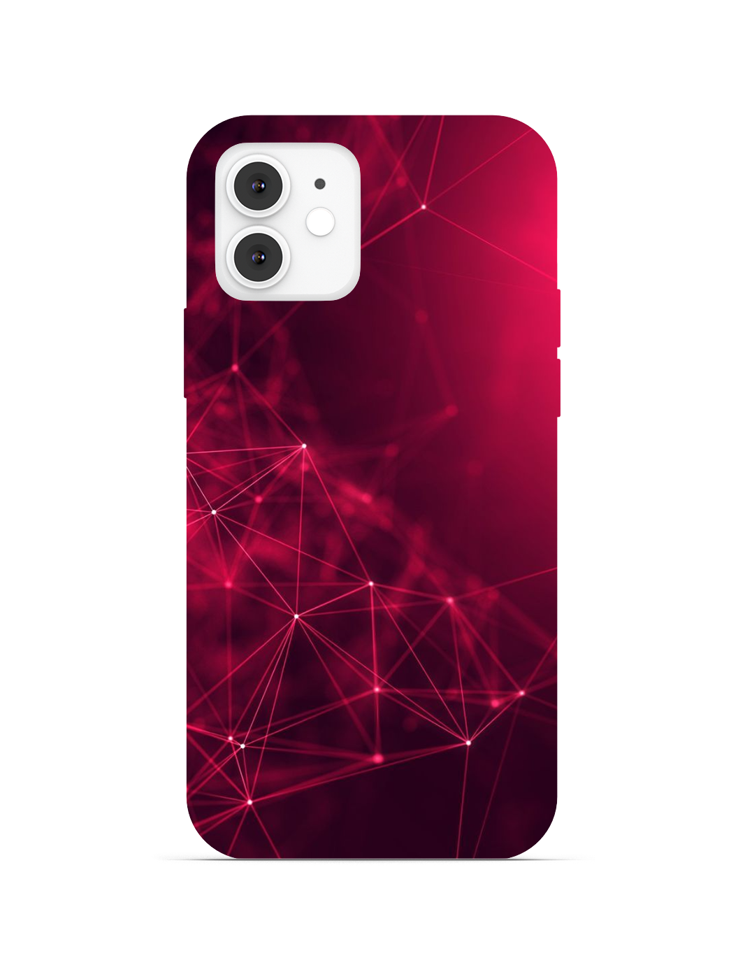 Pastel Red Neon Web Phone Cover