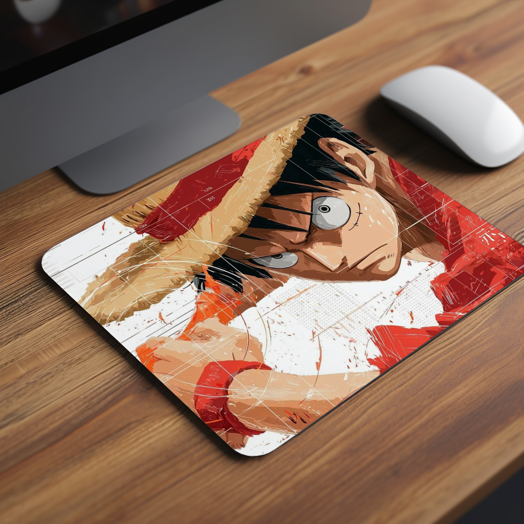 Onepiece Hat Premium Mouse Pad