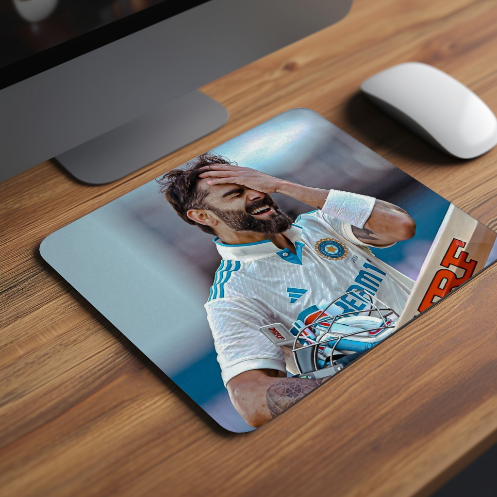 Virat Kohli In Test Jersey Premium Mouse Pad