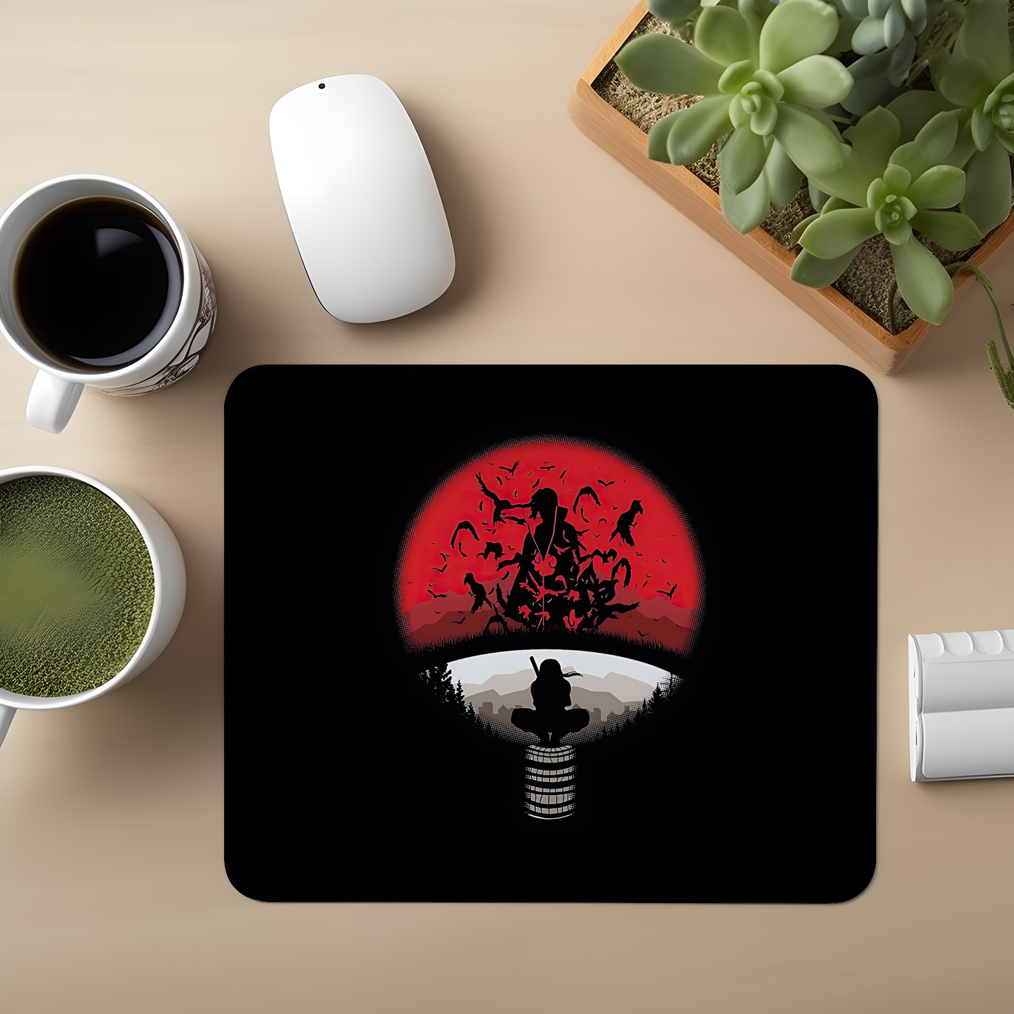 Naruto Uchiha Clan Premium Mouse Pad