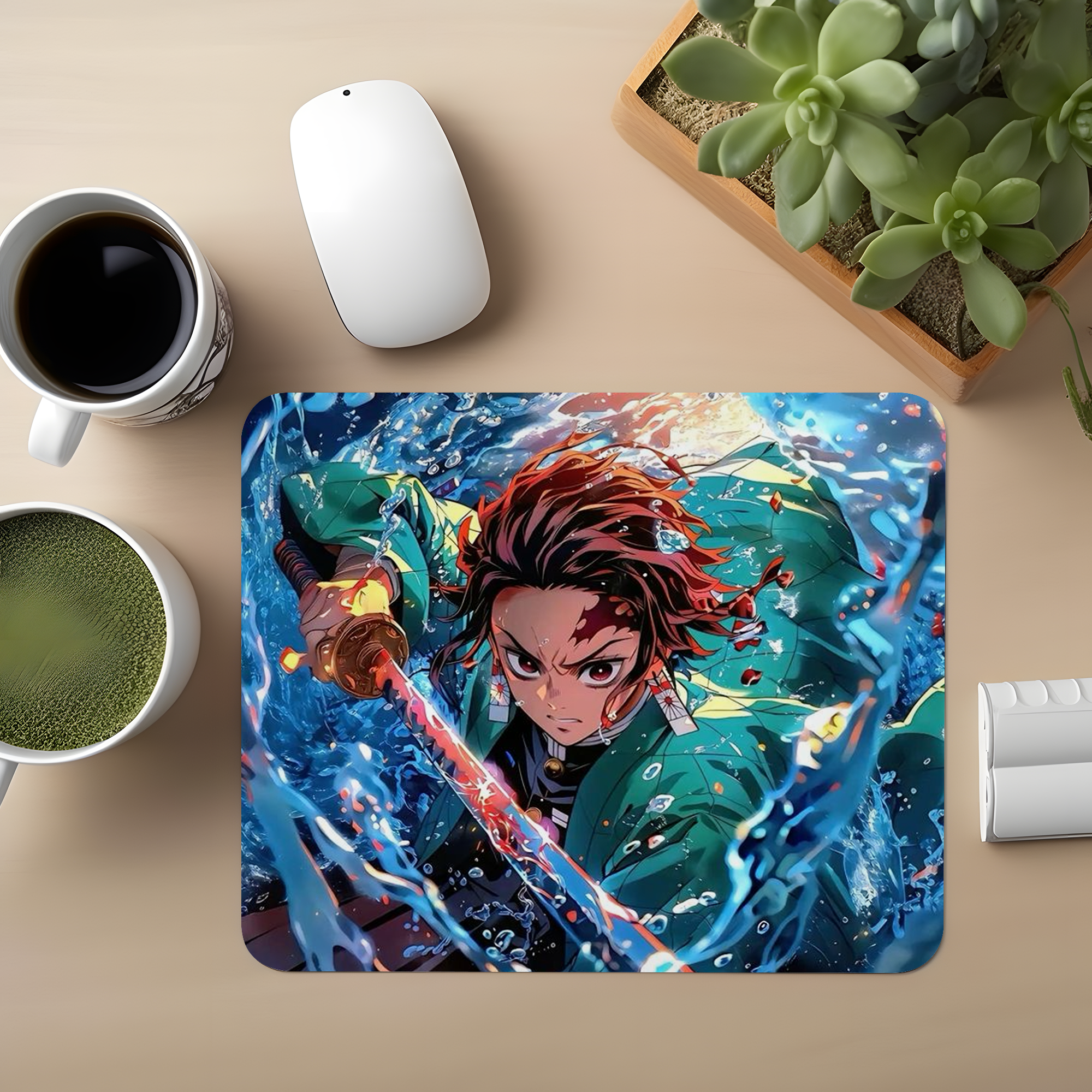Aqua Blade Resolve Demon Slayer Premium Mouse Pad