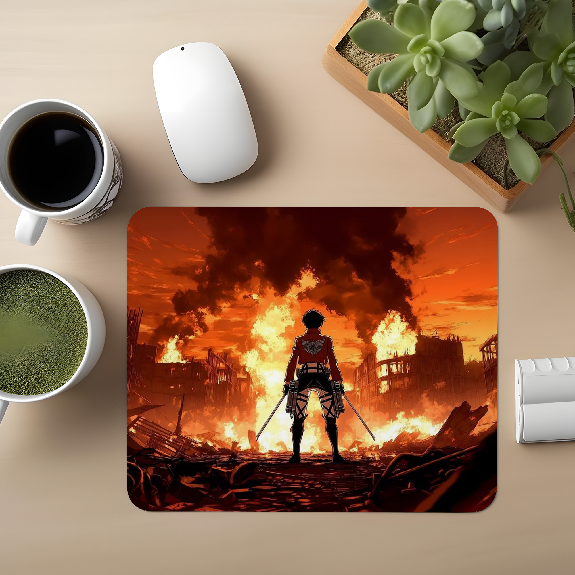 Ashes of Resolve AOT Premium Mouse Pad