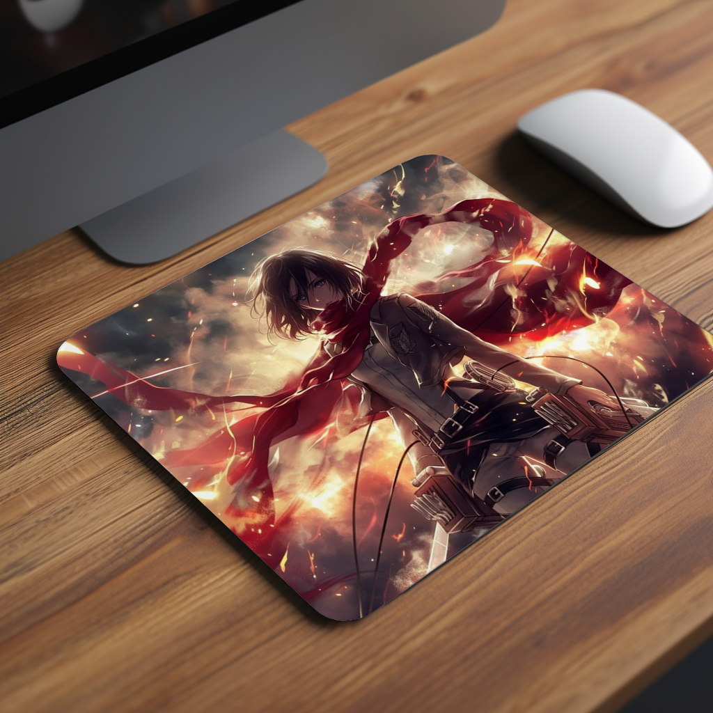 Wings of Defiance AOT Premium Mouse Pad
