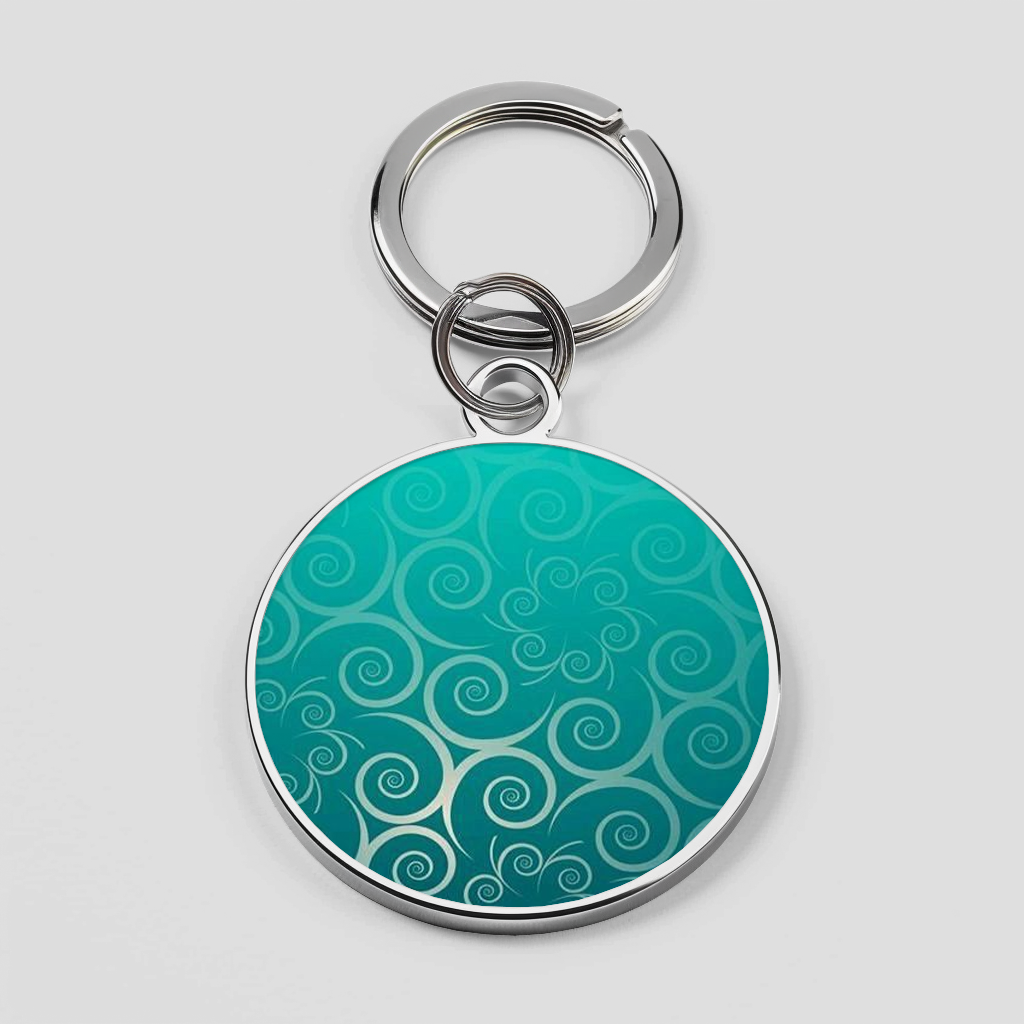 Pastel Aqua Leaves Phone Cover