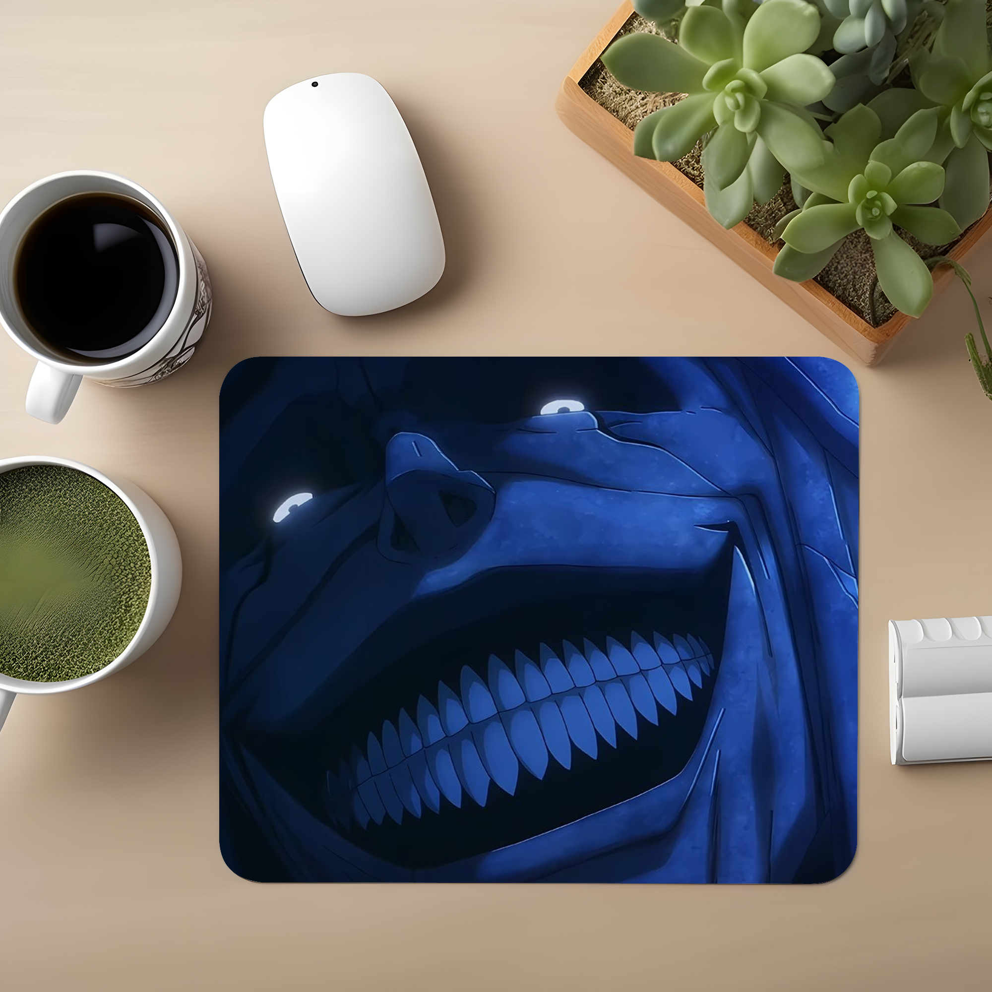 Solo Leveling Deep Blue Complexion Premium Mouse Pad