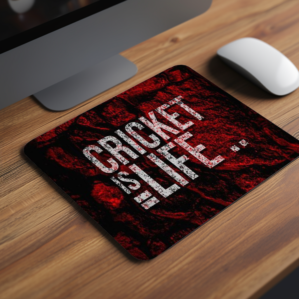 Cricket Is Life Premium Mouse Pad