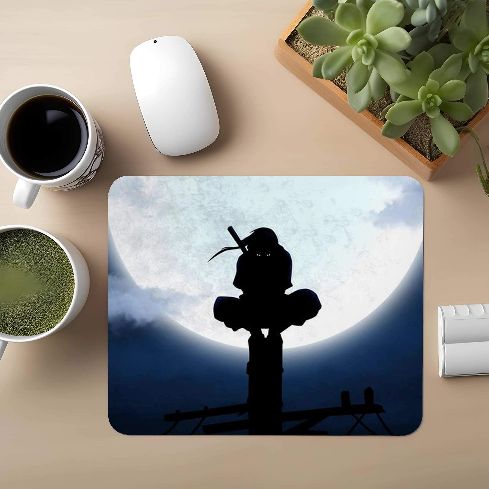 Blue moon Naruto Premium Mouse Pad