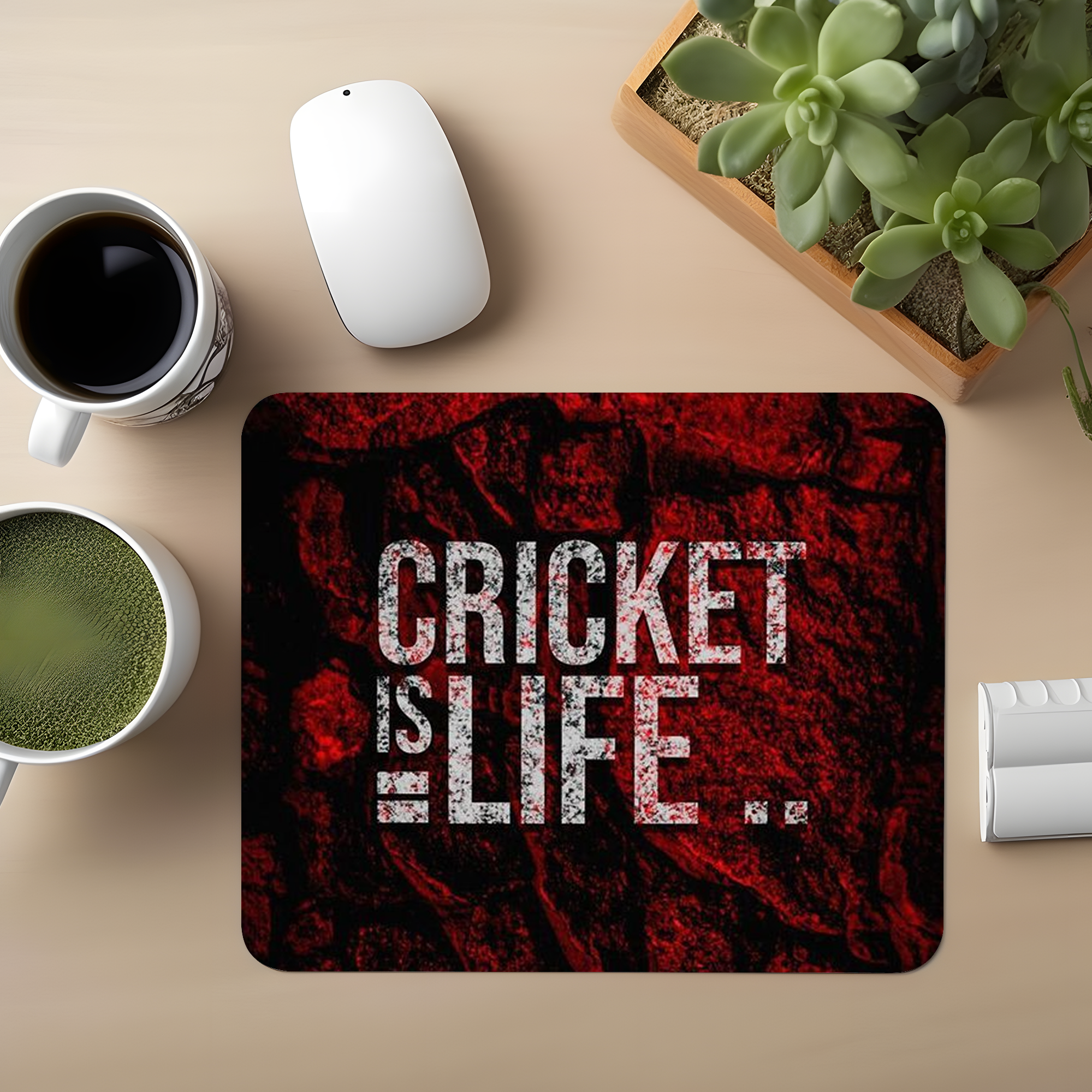 Cricket Is Life Premium Mouse Pad