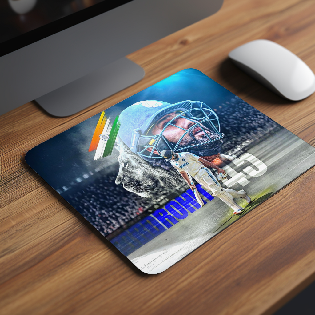 Roaring Rohit-45 Premium Mouse Pad