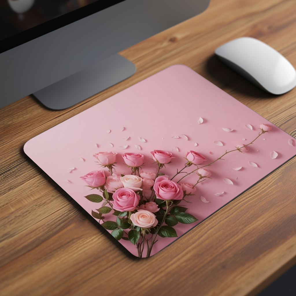 Pearl Bloom Premium Mouse Pad