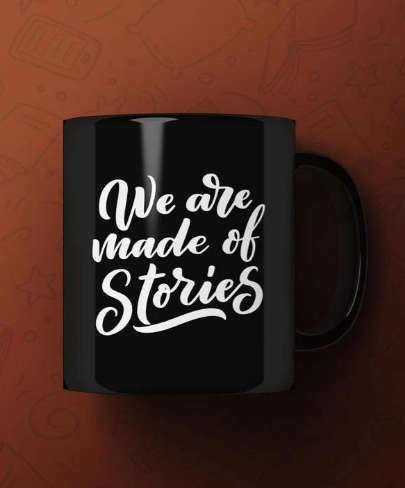 We are made of stories Printed Premium Mug
