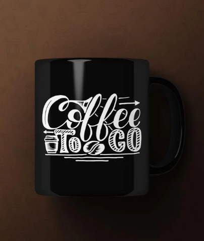 Coffee to go Printed Premium Mug