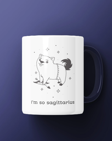 I am so saggitarius Printed Premium Mug