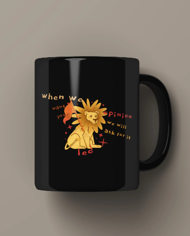 The confident leo Printed Premium Mug