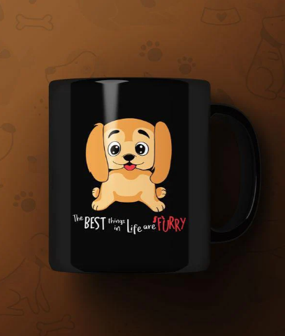 Furry pals are the best  Printed Premium Mug