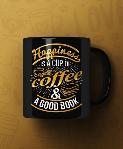 Coffee and good books Printed Premium Mug