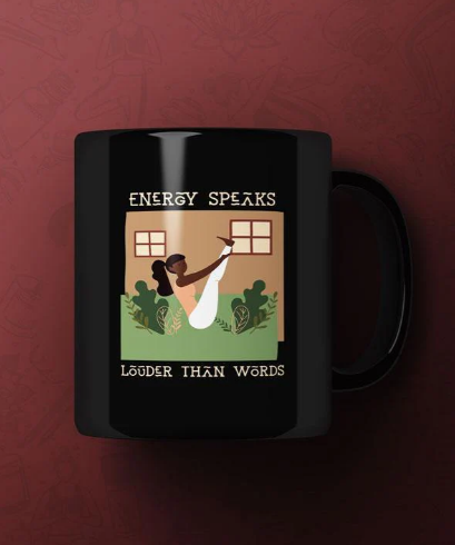 Energy speaks louder Printed Premium Mug