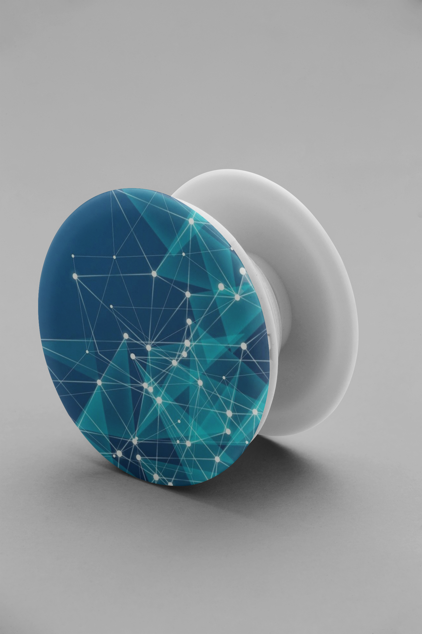 Pastel Blue Neon Web Phone Cover